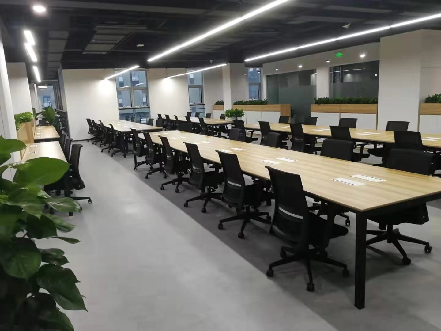 开放式职员空间