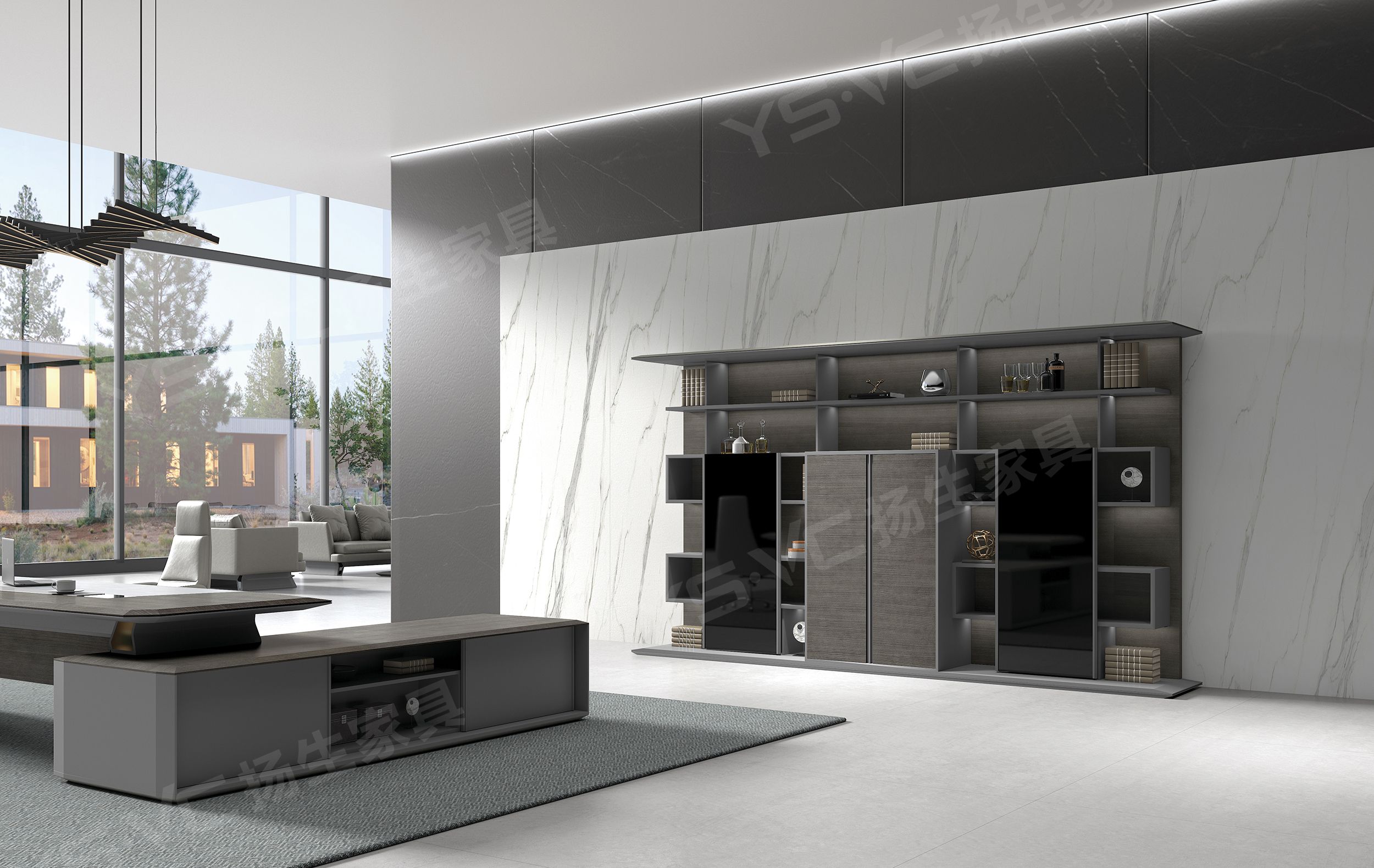 领导轻奢办公空间 - 揽辰系列